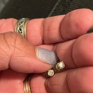 Gold Diamond Stud Earrings - Classic Yellow Gold